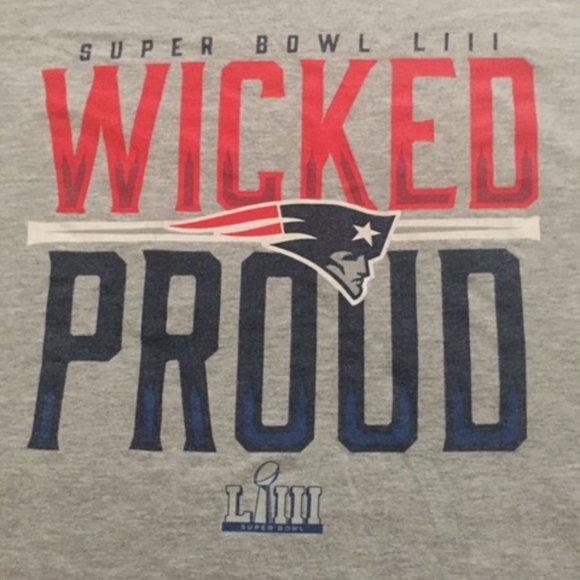 Super Bowl LIII Men's XXL Tshirt Wicked Proud - Picture 5 of 5